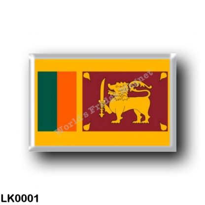 LK0001 Asia - Sri Lanka - Flag