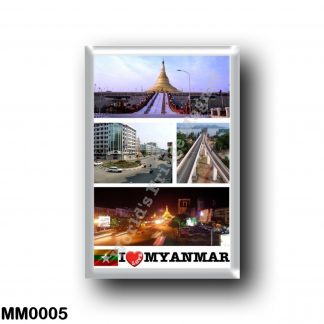 MM0005 Asia - Myanmar Burma - Myanmar - I Love