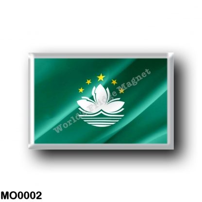 MO0002 Asia - Macau - Flag Waving
