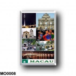 MO0008 Asia - Macau - Macao - Mosaic
