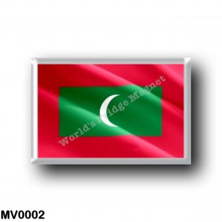 MV0002 Asia - Maldives - Flag Waving