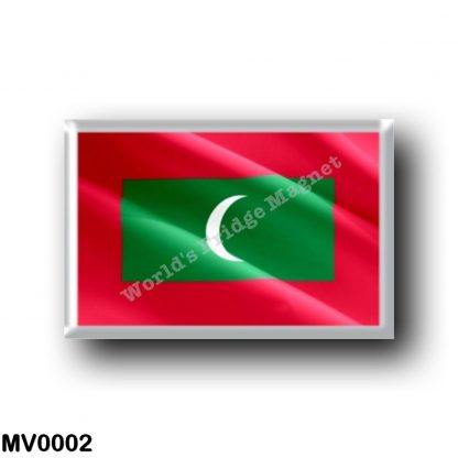 MV0002 Asia - Maldives - Flag Waving