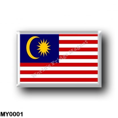 MY0001 Asia - Malaysia - Flag