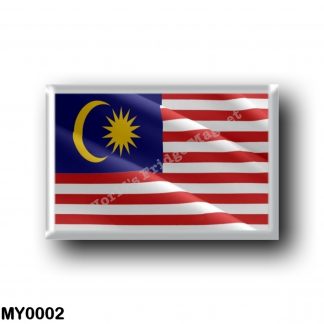MY0002 Asia - Malaysia - Flag Waving