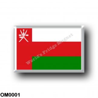 OM0001 Asia - Oman - Flag