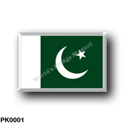 PK0001 Asia - Pakistan - Flag