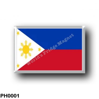 PH0001 Asia - Philippines - Flag