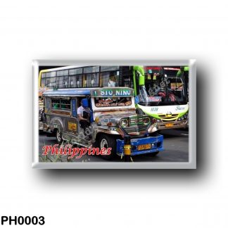 PH0003 Asia - Philippines - Jeepney and Bus