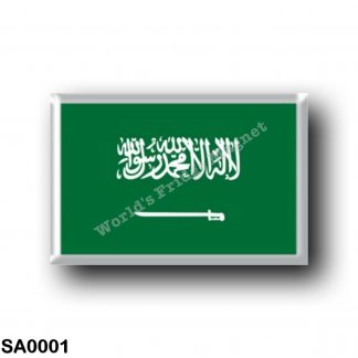 SA0001 Asia - Saudi Arabia - Flag