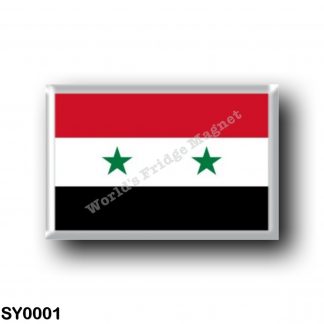 SY0001 Asia - Syria - Flag