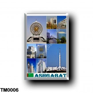 TM0006 Asia - Turkmenistan - Ashgabat - Mosaic