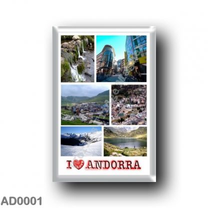 AD0001 Europe - Andorra - I Love