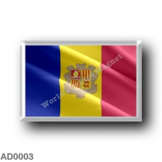 AD0003 Europe - Andorra - Flag waving