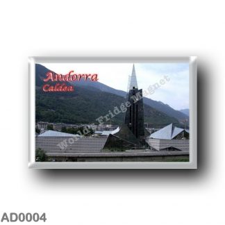 AD0004 Europe - Andorra - Caldea - Panorama Balneario