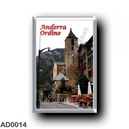 AD0014 Europe - Andorra - Ordfino - Plaça Major