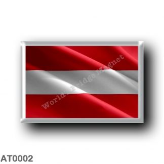 AT0002 Europe - Austria - Austrian Waving Flag
