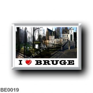 BE0019 Europe - Belgium - Bruges - L'extérieur du béguinage.
