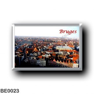 BE0023 Europe - Belgium - Bruges - Vue du Beffroi