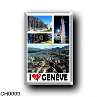 CH0009 Europe - Switzerland - Genève - I Love