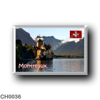 CH0036 Europe - Switzerland - Montreaux - Veduta Lago Castello di Chillon