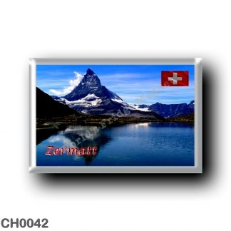 CH0042 Europe - Switzerland - Zermatt - Riffelsee with Matterhorn