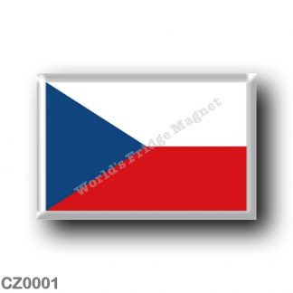 CZ0001 Europe - Czech Republic - Flag