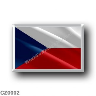 CZ0002 Europe - Czech Republic - Flag waving