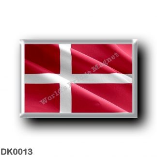 DK0013 Europe - Denmark - Danish flag - waving