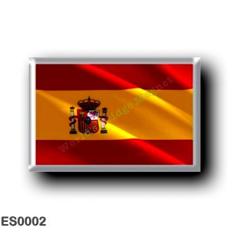 ES0002 Europe - Spain - Spanish flag - Waving