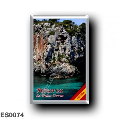 ES0074 Europe - Spain - Balearic Islands - Majorca - Menorca - Le Cales Coves