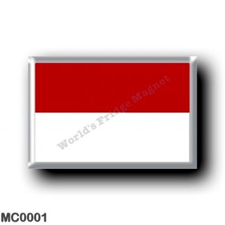 MC0001 Europe - Monaco - Flag