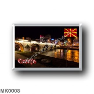 MK0008 Europe - Macedonia - Skopie - Ponte sul fiume Vardar