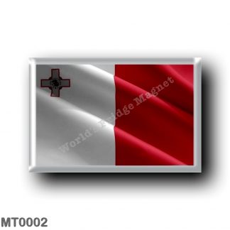 MT0002 Europe - Malta - Maltese flag - waving
