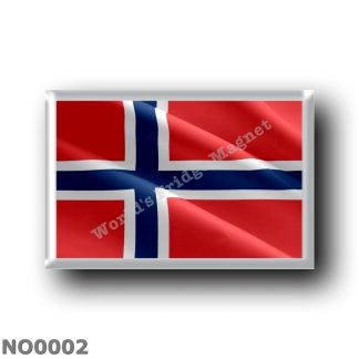 NO0002 Europe - Norway - Flag Waving