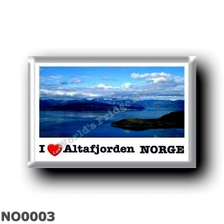 NO0003 Europe - Norway - Altafjorden - I Love