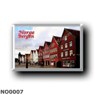 NO0007 Europe - Norway - Bergen - district of Bryggen