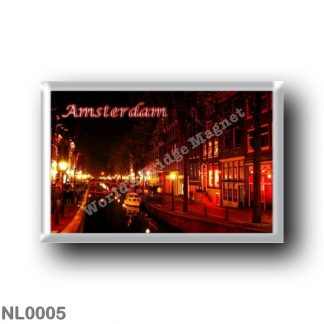NL0005 Europe - Holland - Amsterdam - Panorama At Night
