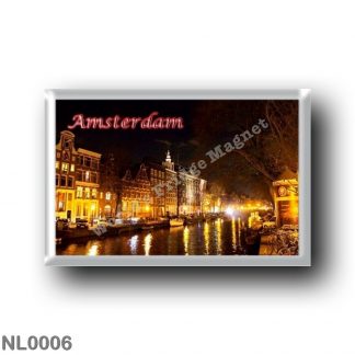 NL0006 Europe - Holland - Amsterdam - Panorama At Night