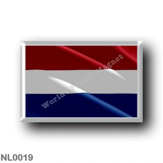 NL0019 Europe - Holland - Dutch flag - waving