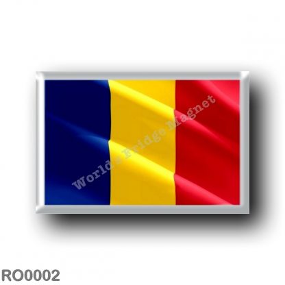 RO0002 Europe - Romania - Romanian flag - waving