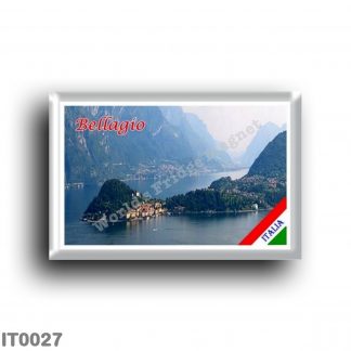 IT0027 Europe - Italy - Lombardy - Lake Como - Bellagio - Promontory (flag)