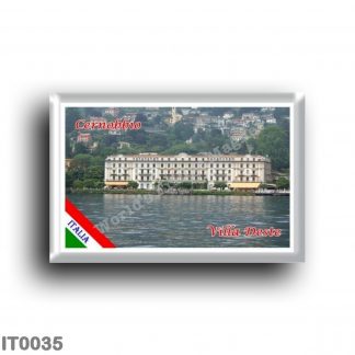 IT0035 Europe - Italy - Lombardy - Lake Como - Cernobbio - Villa Deste (flag)