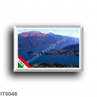 IT0046 Europe - Italy - Lombardy - Lake Como - Lake Como - Panorama (flag)