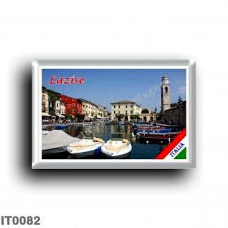 IT0082 Europe - Italy - Lake Garda - Lazise - Porto (flag)