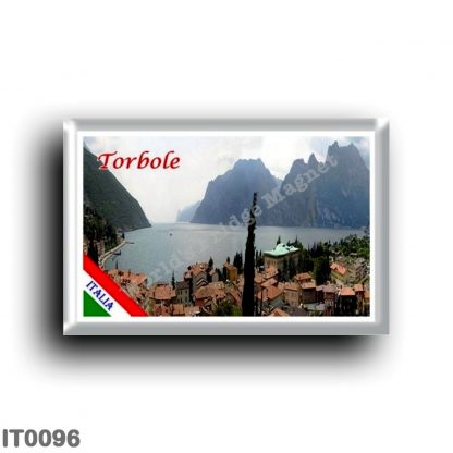 IT0096 Europe - Italy - Lake Garda - Torbole - Panorama (flag)