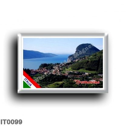 IT0099 Europe - Italy - Lake Garda - Tremosine - Panorama (flag)