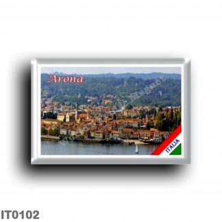 IT0102 Europe - Italy - Lake Maggiore - Arona - Panorama