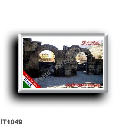 IT1049 Europe - Italy - Valle d'Aosta - Aosta - Arches of the Roman Theater