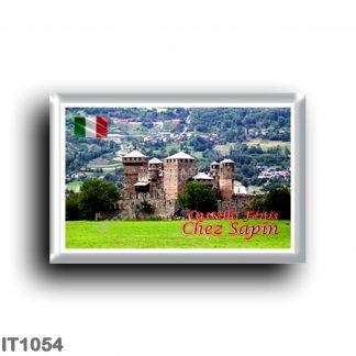 IT1054 Europe - Italy - Valle d'Aosta - Aosta - Chez-Sapin - Fénis Castle