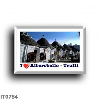 IT0754 Europe - Italy - Puglia - Alberobello - The Trulli - I Love